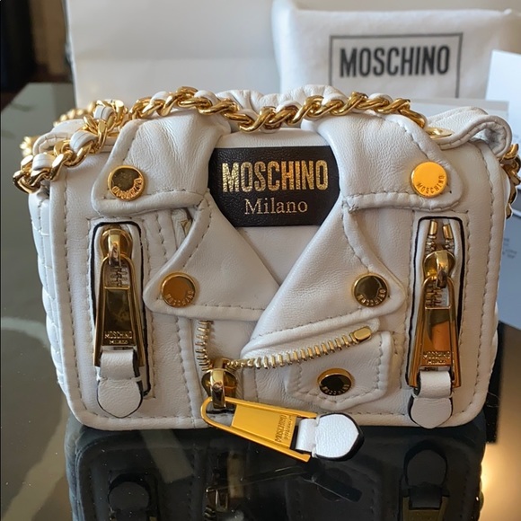 Moschino Handbags - Moschino Shoulder Biker Mini Nappa Bag